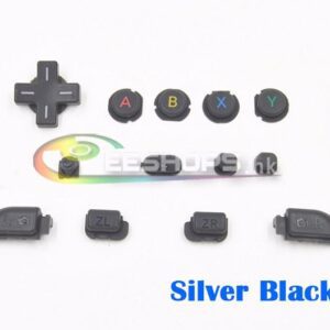 Genuine New ABXY A B X Y L R ZL ZR Home Select Key Button 13pcs Set for Nintendo New 3DS XL LL 3DSXL 3DSLL Silver Replacement Spare Parts