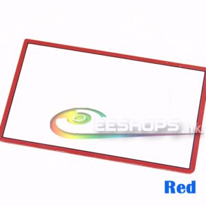 New Top Upper Protective Shield Glass Screen Mirror Surface for Nintendo New 3DS New3DS XL LL New3DSXL New3DSLL Console Red