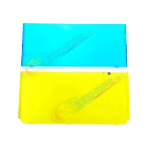 Cheap Nintendo New 3DS Extra Faceplate Replacement Shell Clear Blue / Yellow Color