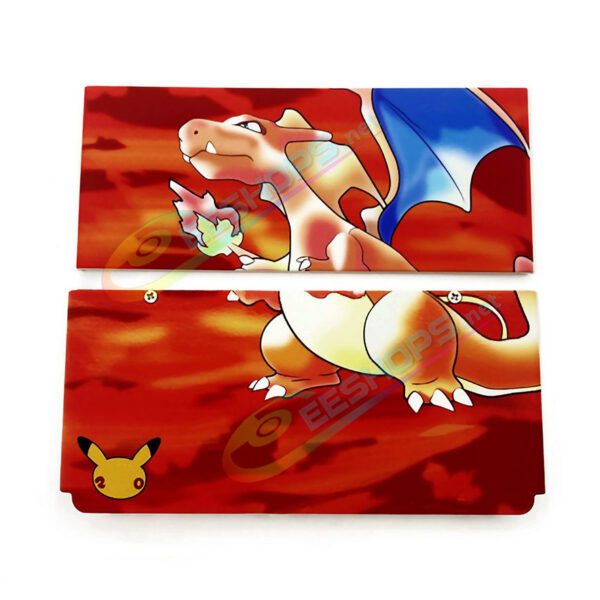 Cheap Nintendo New 3DS Extra Faceplate Replacement Shell Pokemon Charizard Limited Red Color