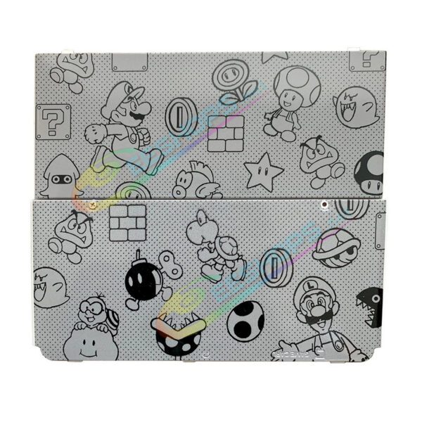 Best Nintendo New 3DS Extra Faceplate Replacement Shells Grey Super Mario Limited Edition