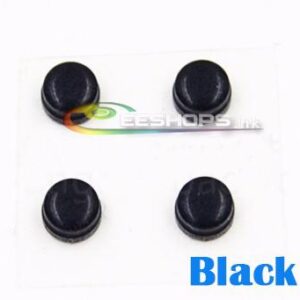 Genuine Screw Hole Grain Rubber Plug Granule for Nintendo New 3DS New3DS XL LL New3DSXL New3DSLL Black Replacement Spare Part