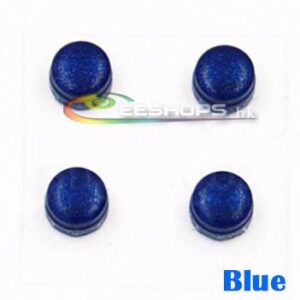 Genuine Screw Hole Grain Rubber Plug Granule for Nintendo New 3DS New3DS XL LL New3DSXL New3DSLL Blue Replacement Spare Part