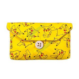 Best Nintendo Switch Lite Soft Storage Bag Portable Carrying Pouch Pikachu Edition Yellow Color