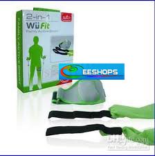 Cheap New for Nintendo Wii 2 in 1 EV Active Sports Pack With Leg Strap & Band Accessory in EEBUYS Free Shipping