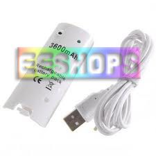 Cheap New for Nintendo Wii 3600mAh Rechargeable Battery Pack Accessory in EEBUYS Free Shipping