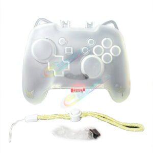 Best Nintendo Switch Pro Wireless Controller Protective Hard Storage Case Clear White Tears of the Kingdom Edition