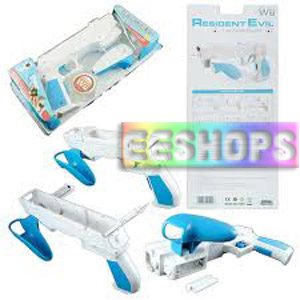 Cheap New for Nintendo Wii Resident Evil Laser Gun in Blue Accessory in EEBUYS Free Shipping