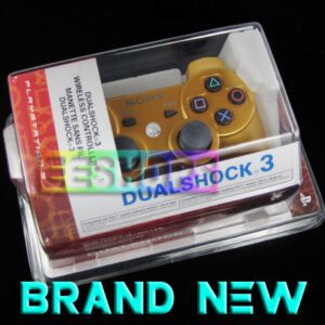 Cheap New Sony PS3 DualShock 3 Sixaxis Wireless Bluetooth Controller Gold for Sony Playstation 3 Video Game Console Spare Parts Accessories in EEBUYS Free Shipping