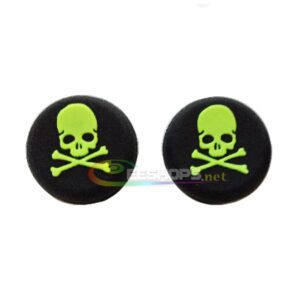 New Thumb Grips Silicone Rocker JoyStick Cap Cover Skull for Sony Playstation 3 PS3 4 PS4 Slim Pro Wireless Controllers Pink A Pair Replacement Spare Parts