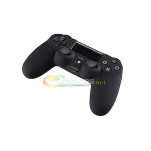 New for Sony Playstation 4 PS4 Wireless DualShock4 Controllers Silicon Skin Protector Case Anti-Slip Rubber Cover Grip Sleeve Black Color