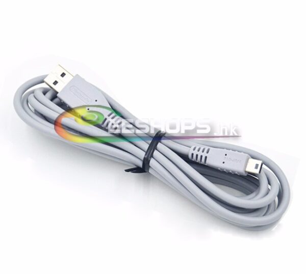 Official Mini USB Charge Data Cable MiniUSB Charging Cables for Nintendo Wii U Pro PS3 Wireless Controller PSP 1000 2000 3000 New Accessory in EEBUYS Free Shipping