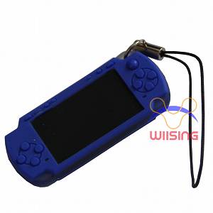 Cheap New PSP1000 Silicon Decorated pendant-miniature for Sony Playstation Portable PSP 1000 console deep blue colour Accessory in EEBUYS Free Shipping