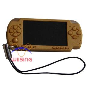 Cheap New PSP1000 Silicon Decorated pendant-miniature for Sony Playstation Portable PSP 1000 console yellow colour Accessory in EEBUYS Free Shipping