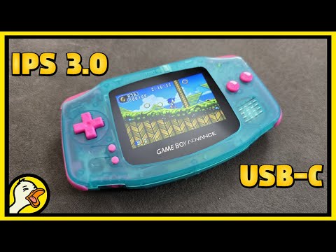 Upgrading a Gameboy Advance with IPS 3.0 Screen and USB C Battery Mod