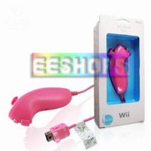 Cheap New for Nintendo Wii Pink Nunchuck Controller Accessory in EEBUYS Free Shipping