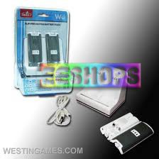 Cheap New for Nintendo Wii Slip-Prevented Double Battery Pack Charger Accessory in EEBUYS Free Shipping