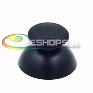 Genuine Cheap 3D Rocker Analog Joystick Cap Mushroom Head Cover for Nintendo Wii U GamePad Controller Replacement Spare Parts Black