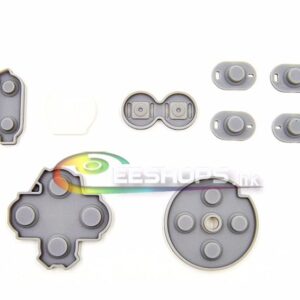 New Genuine Key Button Pad Conductive Rubber Mat 9pcs Full Set for Nintendo Wii U GamePad Controller Replacement Repair Parts