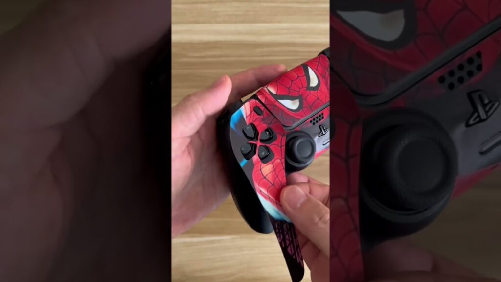 Spider-Man Skin for PS5 Controller #game #gaming #shorts #spiderman #ps5 #spiderman2 #spiderman2ps5